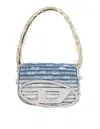 Diesel Canvas Shoulder Bag In Navy