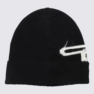 Diesel K-peel Logo-intarsia Beanie In Black