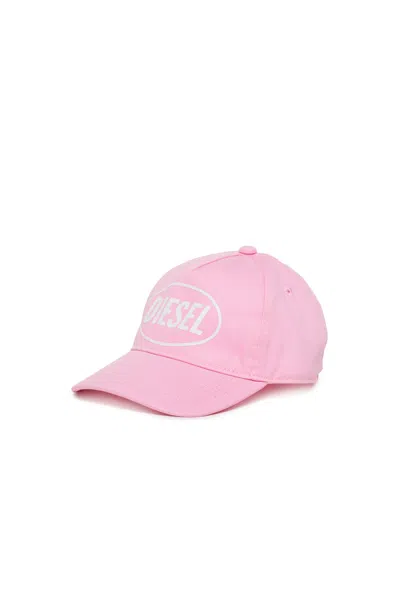 Diesel Cappello Da Baseball Con Logo In Pink