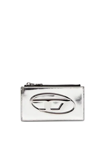 DIESEL CARD HOLDER IN MIRROR LEATHER