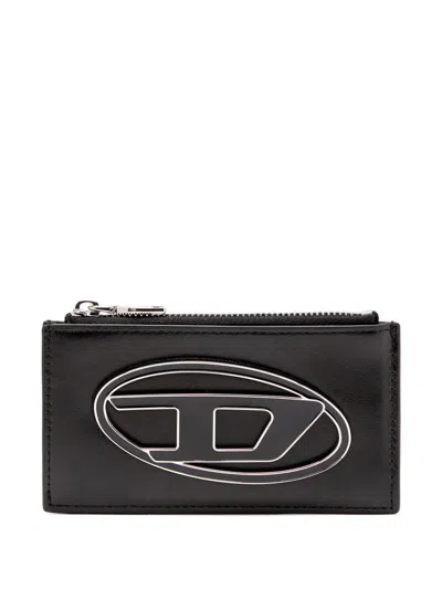 Diesel Card Holder Leather Black "1dr Card Holder Iii"