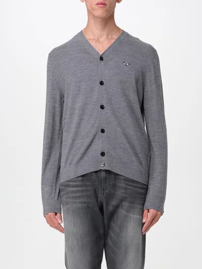 Diesel Sweater  Men Color Grey In Gray