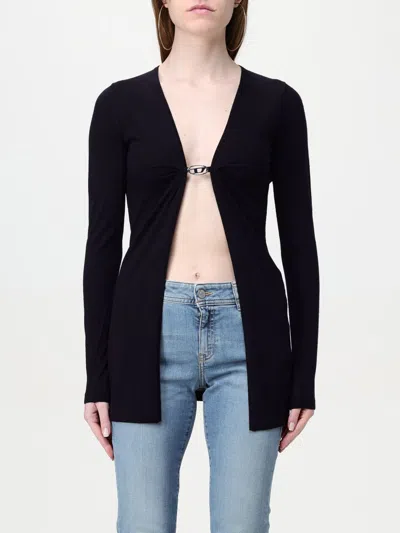 DIESEL CARDIGAN DIESEL WOMAN COLOR BLUE,421003009