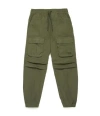 Diesel Oval D-embroidery Cargo Trousers In Green