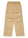 Diesel Cargo-pocket Cotton Trousers In Neutral