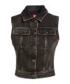 Diesel Black Solid Shirt Collar Jacket In Black