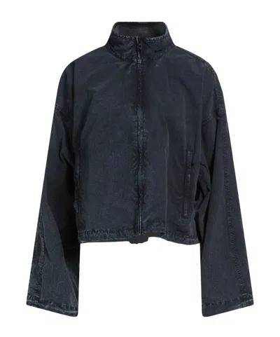 Diesel Casual Jacket In Black