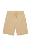 Diesel Casual Shorts Branded With Oval D Logo In Beige