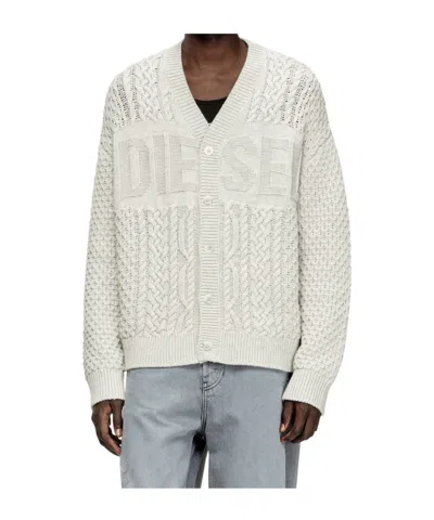 Diesel Casual Styling Cardigan In White