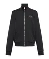 Diesel S-ginni Black Sweatshirt With High Neck And Logo Embroidery On The Front In Cotton Man In Black