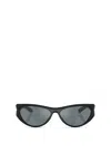 Diesel Cat-eye Style Sunglasses In Black