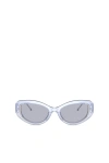 Diesel Occhiali Da Sole Cat-eye In Grigio