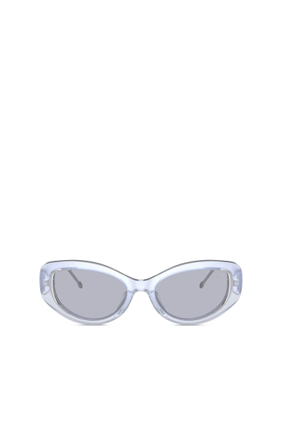 Diesel Occhiali Da Sole Cat-eye In Grigio