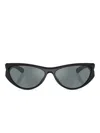 Diesel Cat-eye Style Sunglasses In 黑色