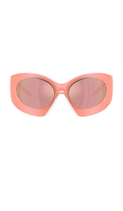 Diesel Cat Eye Sunglasses. In Pink