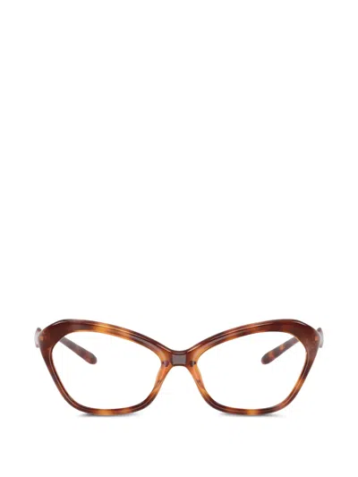 Diesel Cat-eye Frame Glasses In Brown