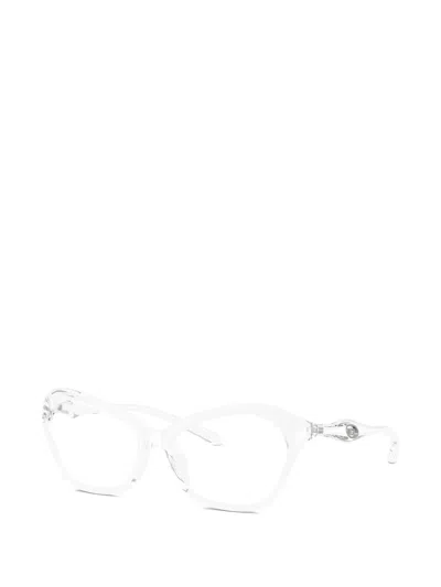 Diesel Cat-eye Frame Glasses In White