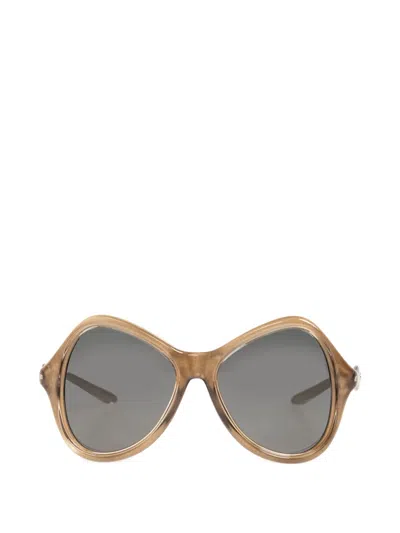 Diesel Cat-eye Sunglasses In Brown