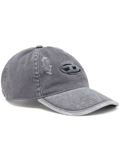 Diesel C-ball Baseball Cap In Gray