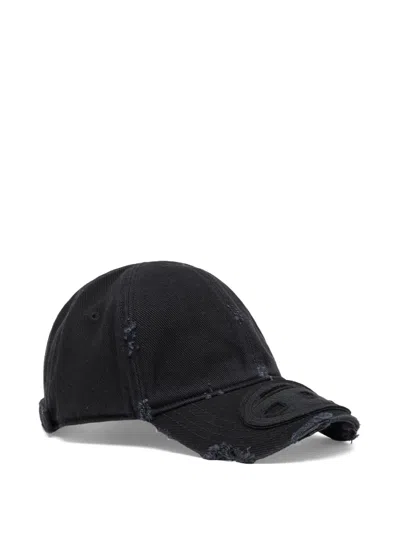 Diesel C-bigdov Baseball Cap In Black
