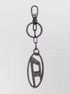 Diesel Chain Link Wallet Keyring Attachment In Black