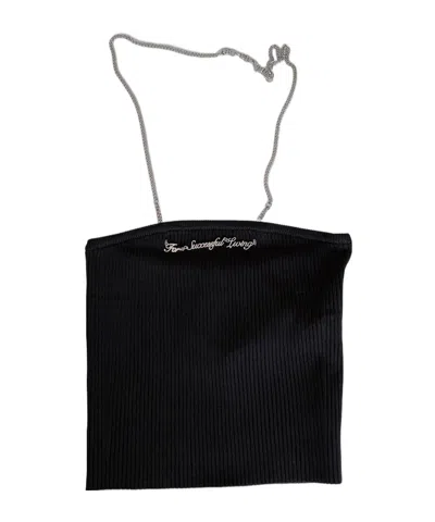 Diesel Chain Neck Vest In Black