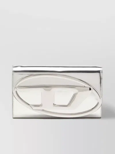 Diesel Chain Strap Leather Clutch Bag