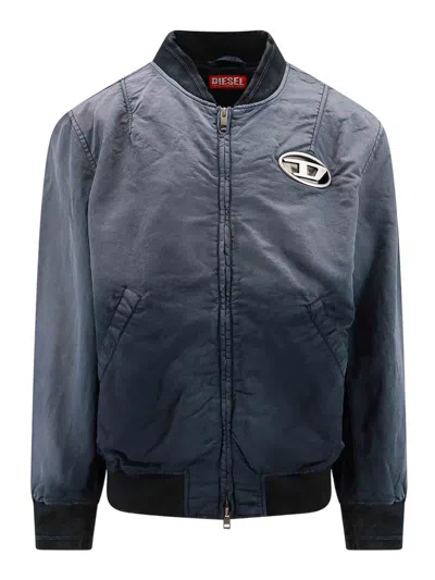 DIESEL JACKET WITH METAL OVAL-D LOGO
