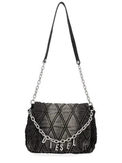 Diesel "charm-d" Bag In Black
