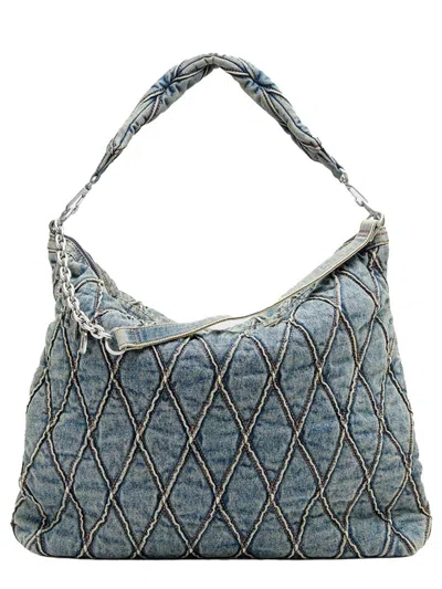 Diesel "charm-d" Bag In Gray