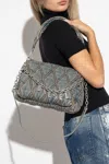 Diesel ® Charm-d Quilted Denim Shoulder Bag In Blue