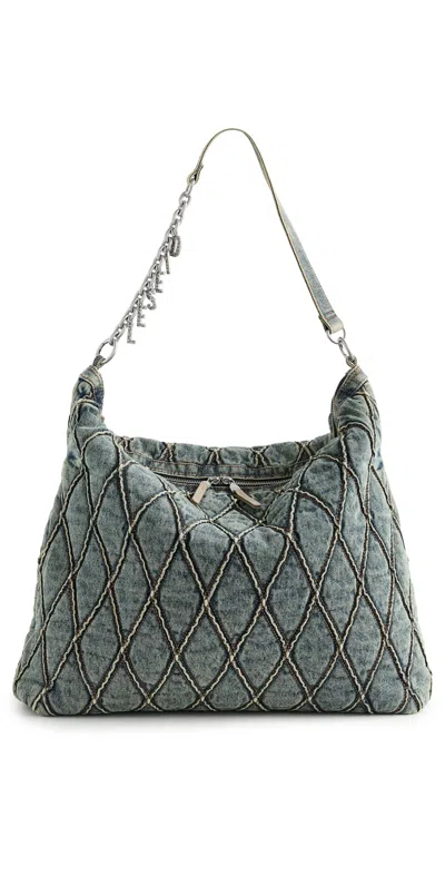 Diesel Charm-d Hobo Shoulder Bag 900 - Denim