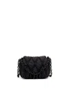 Diesel Charm-d-s-borsa A Spalla Piccola In Nylon Trapuntato In Black