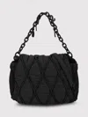 Diesel Charm-d S-small Quilted Nylon Shoulder Bag In Multicolor