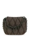 Diesel Charm-d S-bag On A Small Shoulder In Brown