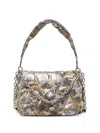 Diesel Charm-d Shoulder Bag In Brown