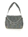 Diesel Charm-d Shoulder Bag In Gray
