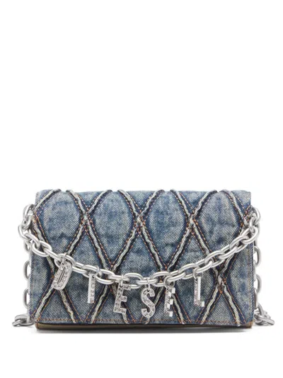 Diesel Charm-d Wallet In Blue