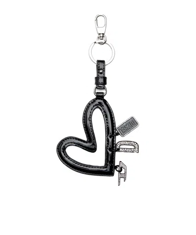Diesel Charm Wallet Strap Keyrings In Black