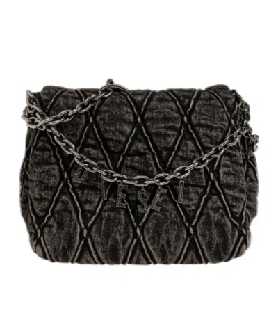 Diesel Charm-d Bag In Grey