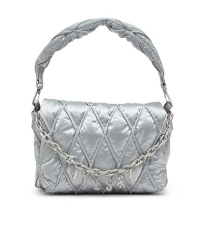 Diesel Charm-d Shoulder Bag In Gray