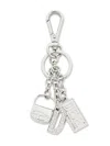 Diesel Keychain 1dr Multicharm In Silver
