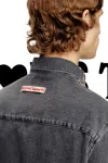 Diesel Check And Denim Shirt In Multicolor