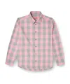 Diesel Men S-simply Check Cotton Blend Shirt In Gray