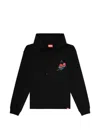 Diesel Cherry Sweatshirt In Black