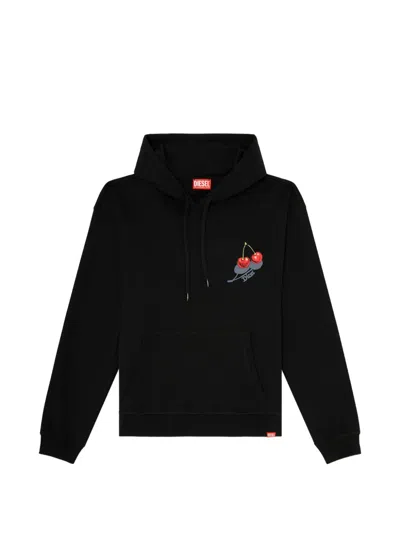 DIESEL SV-S-NORM-HOOD-CHER SWEATSHIRT