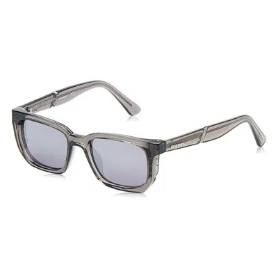 Diesel Child Sunglasses  Dl0257e Grey Gbby2 In Metallic