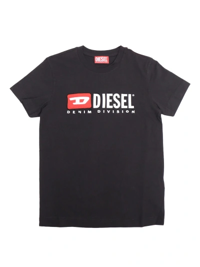 Diesel Kids' Childrens  T-shirt In Black