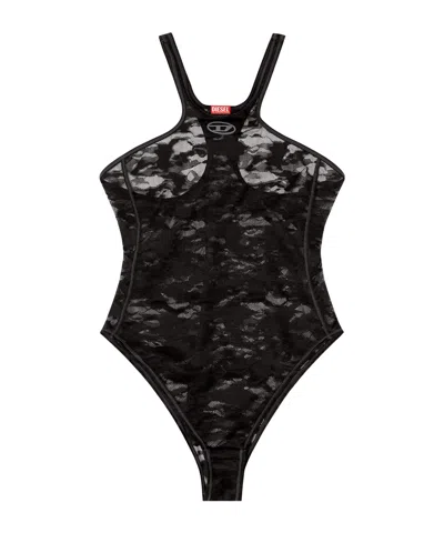 Diesel Christie-utlt Bodysuit In Black
