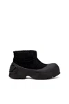 Diesel D-donald-chunky Ankle Boot With Lug Sole In Black